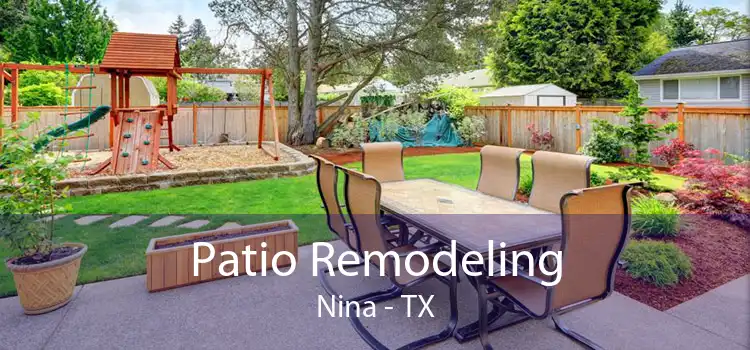 Patio Remodeling Nina - TX