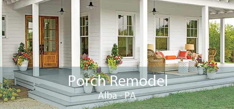 Porch Remodel Alba - PA