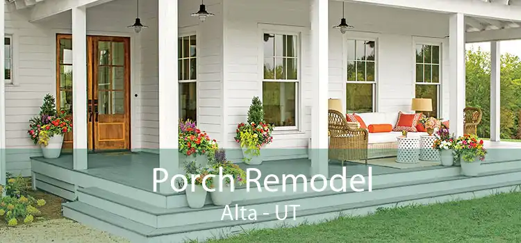 Porch Remodel Alta - UT