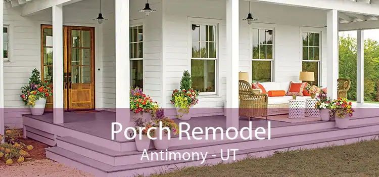 Porch Remodel Antimony - UT