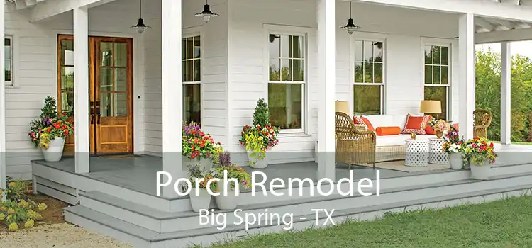 Porch Remodel Big Spring - TX