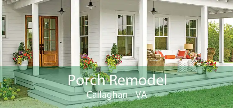 Porch Remodel Callaghan - VA