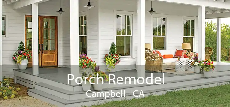 Porch Remodel Campbell - CA