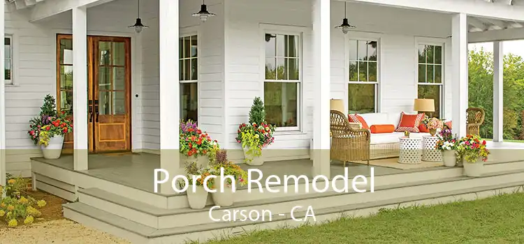 Porch Remodel Carson - CA