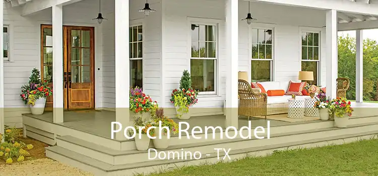 Porch Remodel Domino - TX