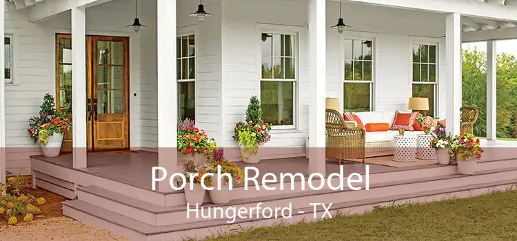 Porch Remodel Hungerford - TX