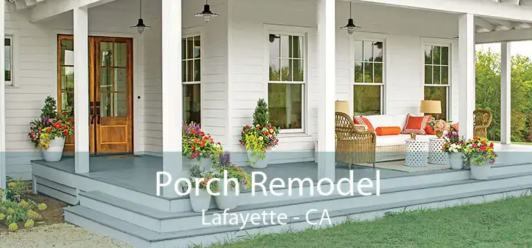 Porch Remodel Lafayette - CA