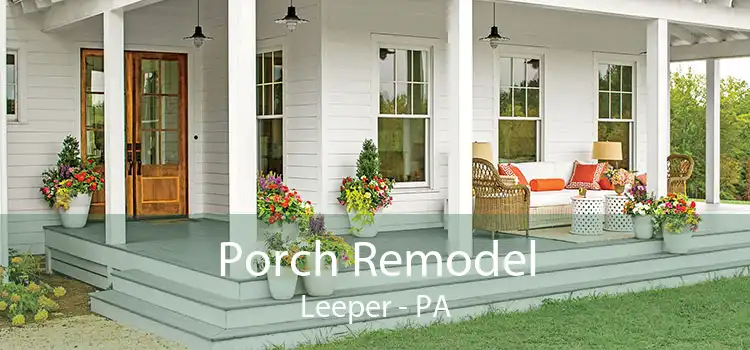 Porch Remodel Leeper - PA