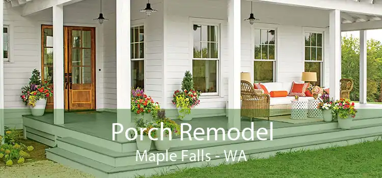 Porch Remodel Maple Falls - WA