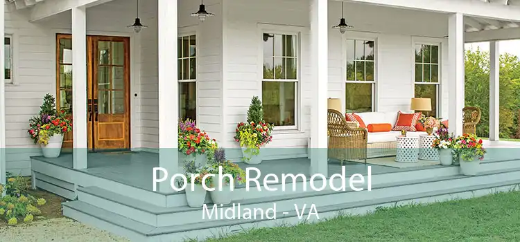 Porch Remodel Midland - VA
