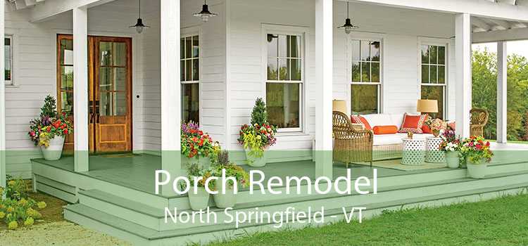 Porch Remodel North Springfield - VT