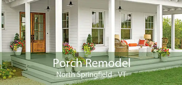 Porch Remodel North Springfield - VT