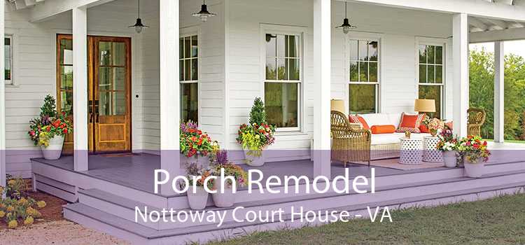 Porch Remodel Nottoway Court House - VA