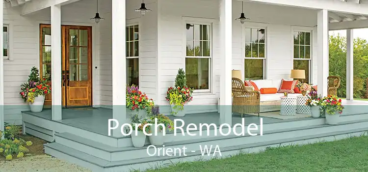 Porch Remodel Orient - WA