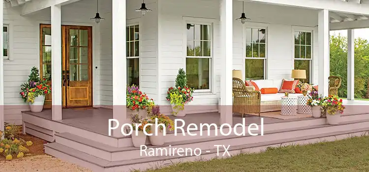 Porch Remodel Ramireno - TX