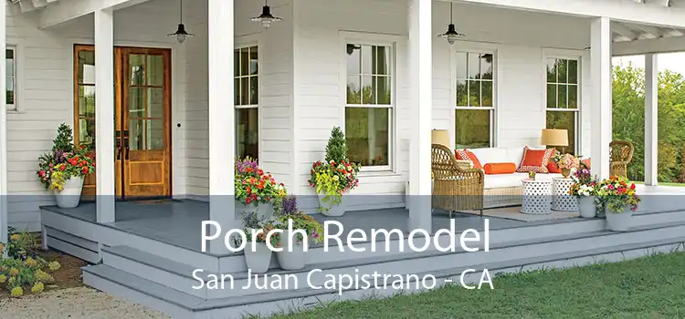Porch Remodel San Juan Capistrano - CA