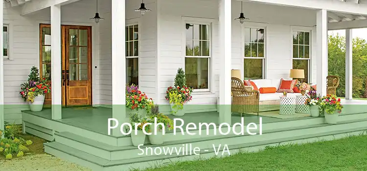Porch Remodel Snowville - VA