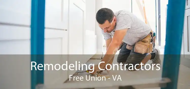 Remodeling Contractors Free Union - VA