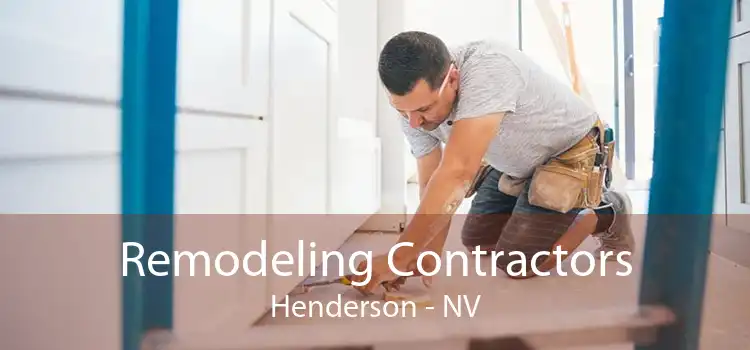 Remodeling Contractors Henderson - NV