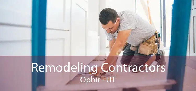 Remodeling Contractors Ophir - UT
