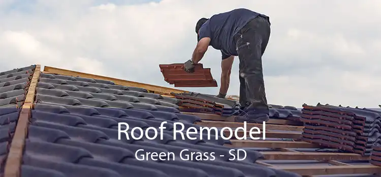 Roof Remodel Green Grass - SD