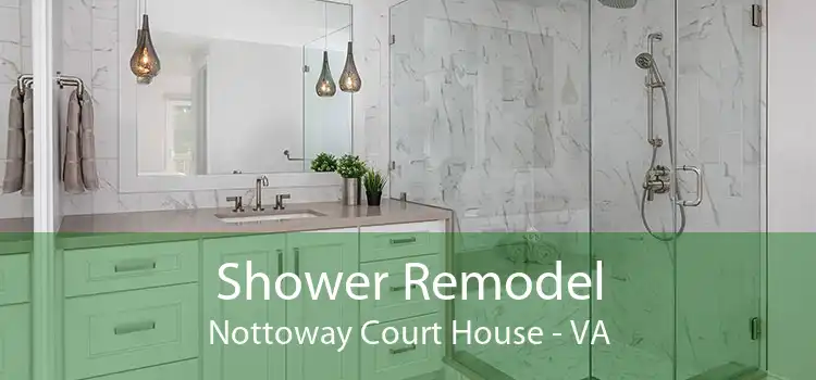 Shower Remodel Nottoway Court House - VA