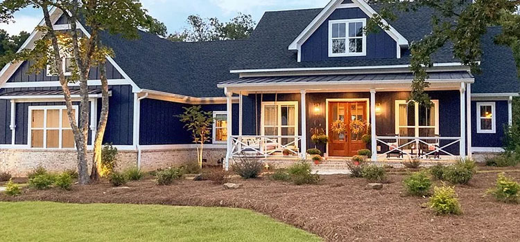 Exterior Farmhouse Remodel in Grand Lake Towne, OK